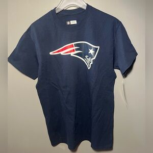 NFL Navy Blue Patriots Logo T-Shirt